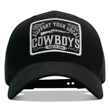 Load image into Gallery viewer, Support Your Local Cowboys Patch Snapback Hat