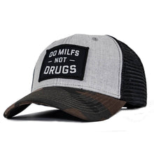 Load image into Gallery viewer, Do Milfs. Not Drugs. Patch Snapback HAT