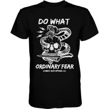 Load image into Gallery viewer, DO WHAT ORDINARY FEAR Snake &amp; Skull Men's T-shirt