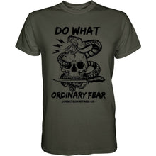 Load image into Gallery viewer, DO WHAT ORDINARY FEAR Snake &amp; Skull Men's T-shirt