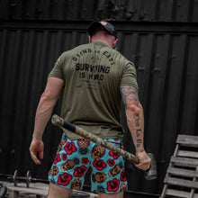 Load image into Gallery viewer, Dying is Easy. Surviving Is Hard Men's T-Shirt
