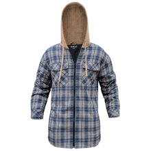 Load image into Gallery viewer, Frontier Zip Flannel with hood