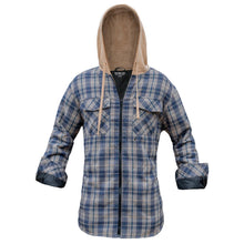 Load image into Gallery viewer, Frontier Zip Flannel with hood
