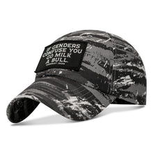 Load image into Gallery viewer, If Genders Confuse You Go Milk A Bull Patch Ripstop Hat