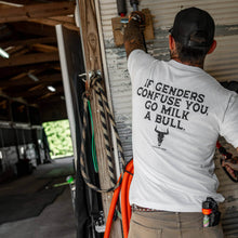 Load image into Gallery viewer, If Genders Confuse You, Go Milk a Bull Men's T-Shirt