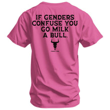Load image into Gallery viewer, If Genders Confuse You, Go Milk a Bull Men's T-Shirt