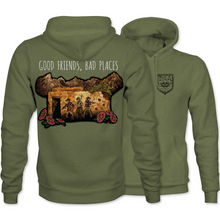 Load image into Gallery viewer, Good Friends Bad Places Hoodie