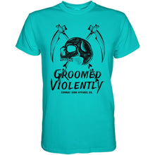 Load image into Gallery viewer, Groomed Violently Skull Men's T-Shirt