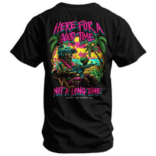 Load image into Gallery viewer, Here For A Good Time. Not A Long Time. Retro Summer Edition Men's T-Shirt