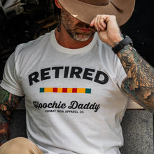 Load image into Gallery viewer, Retired Hoochie Daddy Veteran Ribbons Men's T-Shirt