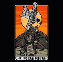Load image into Gallery viewer, "ORCHESTRATED DEATH" TEE (MIL GREEN)