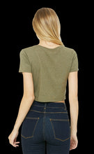 Load image into Gallery viewer, "STAY DANGEROUS" CROP (MIL GREEN &amp; BLACK)
