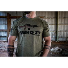 Load image into Gallery viewer, Send It Long Gun Men's T-Shirt
