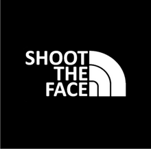 Load image into Gallery viewer, "SHOOT THE FACE" TEE (OFF WHITE)