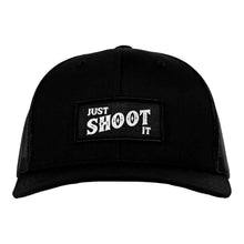 Load image into Gallery viewer, Just Shoot It Patch Snapback Hat