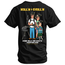 Load image into Gallery viewer, Kill'n &amp; Grill'n | Some Hills Are Worth Fighting For Men's T-Shirt