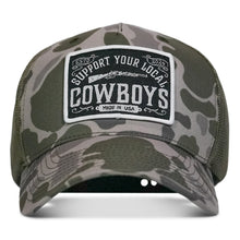 Load image into Gallery viewer, Support Your Local Cowboys Patch Snapback Hat