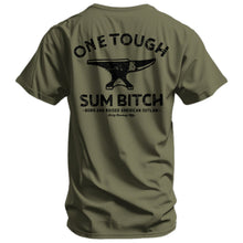Load image into Gallery viewer, One Tough Sum Born and Raised American Outlaw Men's T-Shirt