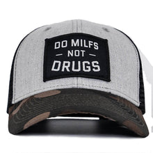 Load image into Gallery viewer, Do Milfs. Not Drugs. Patch Snapback HAT