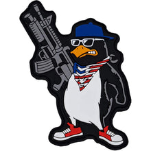 Load image into Gallery viewer, Patriotic Penguin PVC Patch