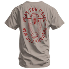 Load image into Gallery viewer, Pray For Peace. Prepare For War. Men's T-Shirt