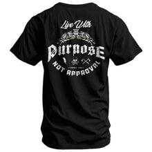 Load image into Gallery viewer, Live With Purpose. Not Approval Men's T-Shirt