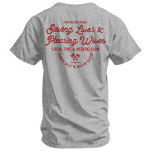 Load image into Gallery viewer, Saving Lives &amp; Pleasing Wives Fire &amp; Rescue Club Men's T-Shirt