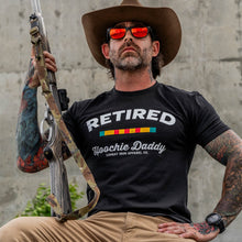 Load image into Gallery viewer, Retired Hoochie Daddy Veteran Ribbons Men's T-Shirt