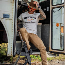 Load image into Gallery viewer, Retired Hoochie Daddy Veteran Ribbons Men's T-Shirt