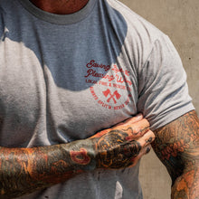 Load image into Gallery viewer, Saving Lives &amp; Pleasing Wives Fire &amp; Rescue Club Men's T-Shirt