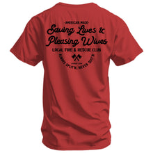 Load image into Gallery viewer, Saving Lives &amp; Pleasing Wives Fire &amp; Rescue Club Men's T-Shirt