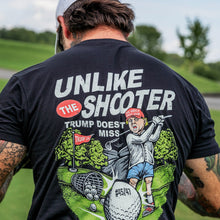 Load image into Gallery viewer, Unlike The Shooter Trump Doesn't Miss Golf Edition Men's T-Shirt