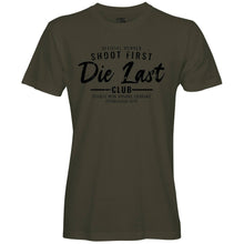 Load image into Gallery viewer, Shoot First. Die Last. Tactical Athlete Club Men's T-Shirt