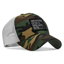 Load image into Gallery viewer, Shooting Guns &amp; Spread'n Buns Patch Snapback Hat