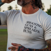 Load image into Gallery viewer, Shooting Guns &amp; Spread'n Buns Men's T-Shirt