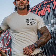 Load image into Gallery viewer, Shooting Guns &amp; Spread'n Buns Men's T-Shirt