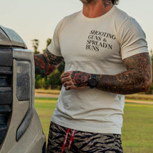 Load image into Gallery viewer, Shooting Guns &amp; Spread'n Buns Men's T-Shirt