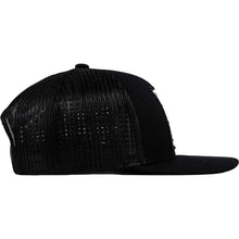 Load image into Gallery viewer, Tattoos, Fitness, &amp; Freedom Black Patch Mid-Profile Mesh Snapback Hat