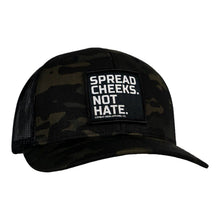 Load image into Gallery viewer, SPREAD CHEEKS. NOT HATE. Patch Snapback HAT