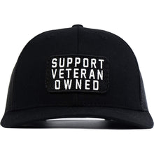 Load image into Gallery viewer, Support Veteran Owned Patch Mid-Profile Mesh Snapback