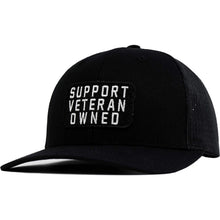 Load image into Gallery viewer, Support Veteran Owned Patch Mid-Profile Mesh Snapback