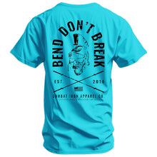 Load image into Gallery viewer, Bend Don't Break Barbell Skull Men's T-Shirt