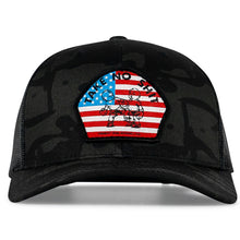 Load image into Gallery viewer, Take No Shit American Flag Patch SnapBack