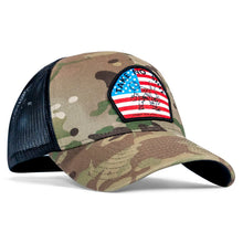 Load image into Gallery viewer, Take No Shit American Flag Patch SnapBack
