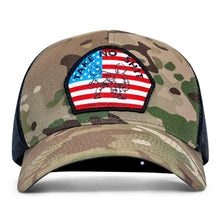 Load image into Gallery viewer, Take No Shit American Flag Patch SnapBack