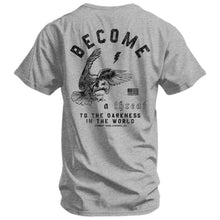 Load image into Gallery viewer, Become A Threat To The Darkness Men's T-Shirt