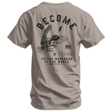 Load image into Gallery viewer, Become A Threat To The Darkness Men's T-Shirt