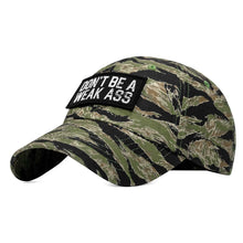 Load image into Gallery viewer, Don't Be A Weak Ass Patch Low Profile RipStop Hat