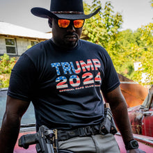 Load image into Gallery viewer, Trump 2024 American Flag Men's T-Shirt