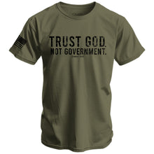 Load image into Gallery viewer, Trust God. Not Government. Men's T-Shirt